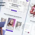دانلود قالب فیگما Labor Services Landing Page دانلود قالب فیگما Ai Companion Landing Page Template