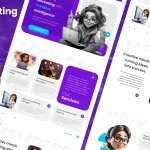دانلود قالب فیگما IT services – Landing Page Template قالب فیگما Ai Creative Marketing services landing page