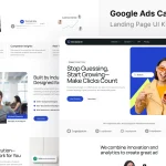 دانلود قالب وردپرس Decibel – پوسته آهنگسازی و موزیک وردپرس قالب فیگما Clickstorm - Google Ads Campaign Landing Page