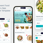 قالب بازاریابی دیجیتال المنتور وردپرس Neotal DineHub - Restaurant Food Delivery Angular Mobile App