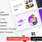 دانلود قالب فیگما Devcent Developer Company Landing Page دانلود قالب خدمات آموزشی و فروش دوره Edupath