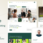 دانلود قالب فیگما Creative Agency Website Template قالب مشاوران مالی شرکتهای سرمایهگذاری وردپرس Finovate