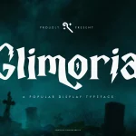 دانلود فونت Vectra – Futuristic Puzzle Logo Font دانلود فونت Glimoria - Horror Font