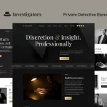 دانلود قالب خدمات بازاریابی وردپرس Marko دانلود قالب خدمات امنیتی وردپرس Investigators