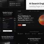 دانلود قالب فیگما Starrin – NFT Dashboard قالب فیگما Lognify - AI Search Engine Landing Page