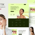 دانلود قالب فیگما Game Store Landing Page Template قالب فروشگاه محصولات آرایشی و مراقبت از پوست Syantik
