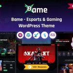 دانلود قالب گیمینگ و eSports وردپرس Bame