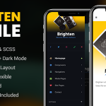 دانلود قالب موبایل Brighten Mobile