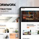 قالب شرکت‌های ساختمانی و پیمانکاری وردپرس Formwork