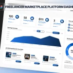 قالب فیگما Freelancer Marketplace Platform Dashboard