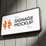 دانلود موکاپ لایه باز Signage Mockup