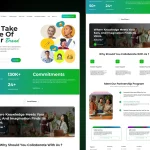 قالب فیگما Codes - Digital Agency Website Landing Page