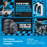 دانلود تامب‌نیل یوتیوب برای کانال تعمیرگاه خودرو