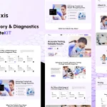 قالب المنتور Helixis - طراحی سایت آزمایشگاه
