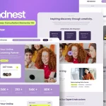 قالب المنتور Mindnest - طراحی سایت مشاوره سلامت روان و تندرستی