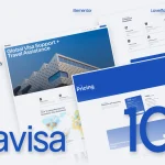 قالب المنتور Navisa - طراحی سایت آژانس ویزا و مهاجرت
