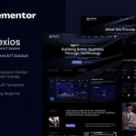 قالب المنتور Nexios - طراحی سایت شبکه و خدمات IT مدرن