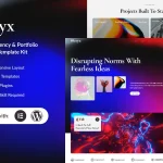 دانلود کیت المنتور Orryx - قالب آژانس خلاق و پورتفولیو