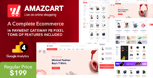 سیستم تجارت الکترونیک AmazCart - پلتفرم چندفروشندگی قدرتمند لاراول