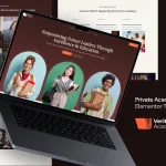 قالب المنتور Veritas - طراحی سایت آکادمی و مدرسه خصوصی