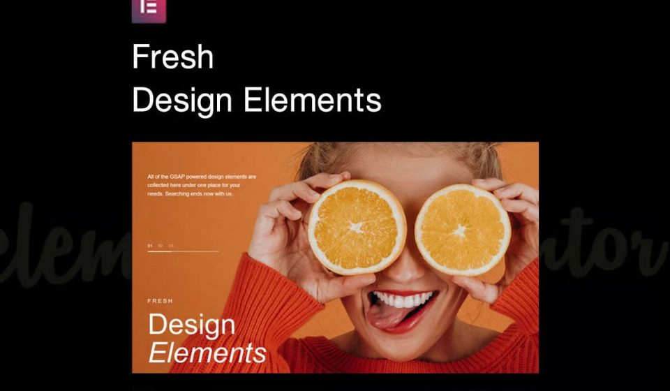 دانلود افزودنی المنتور Fresh Design Elements