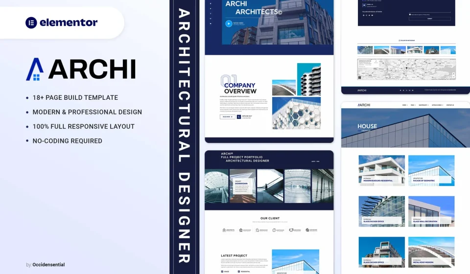 دانلود کیت المنتور Archi - طراح ارشد معماری و استودیو