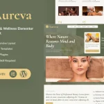 دانلود قالب Aureva – تمپلیت کیت زیبایی، اسپا و سلامت