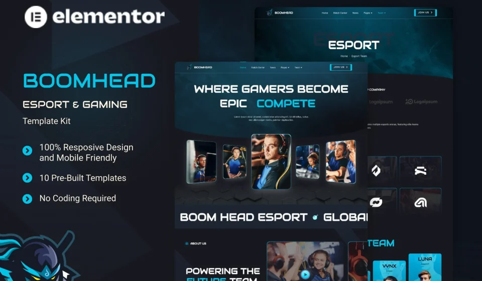 دانلود کیت المنتور BoomHead - گیمینگ و Esports