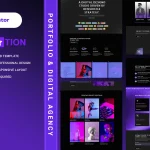 دانلود کیت قالب المنتور Creation - نمونه‌کار و آژانس دیجیتال