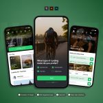 دانلود کیت UI اپلیکیشن موبایل Cycling Time (دوچرخه‌سواری)