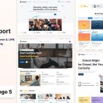 دانلود تم جنگو Eduport - قالب LMS، آموزش و دوره آنلاین