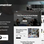 دانلود قالب وردپرس Flowzy - کیت المنتور دوره‌های UI/UX و خدمات طراحی