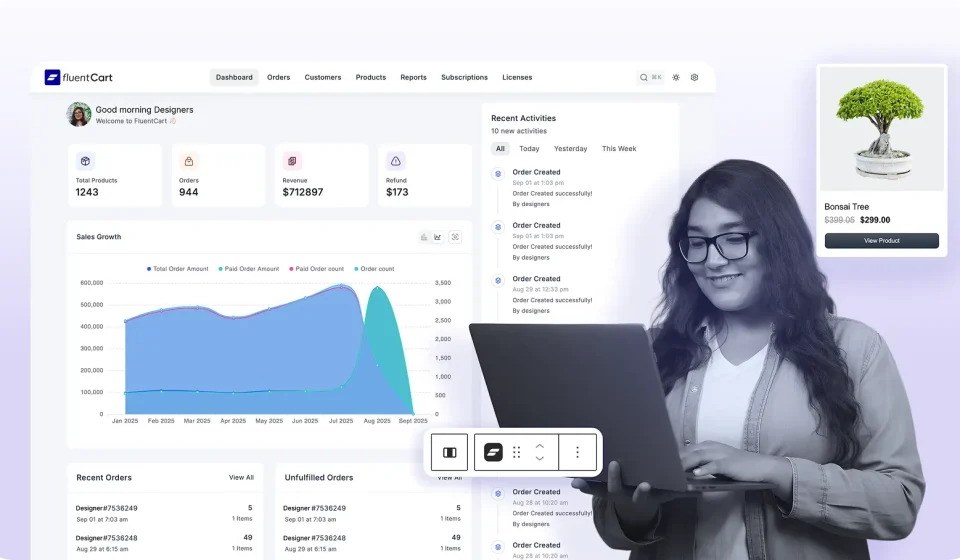 دانلود افزونه وردپرس FluentCart Pro - پلتفرم تجارت الکترونیک نسل جدید