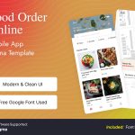 قالب انیمه و مانگا وردپرس Otaku دانلود قالب Figma اپلیکیشن موبایل سفارش غذا (Food Order)