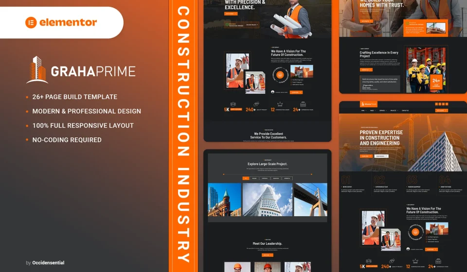 دانلود کیت المنتور GrahaPrime - صنعت ساخت و ساز