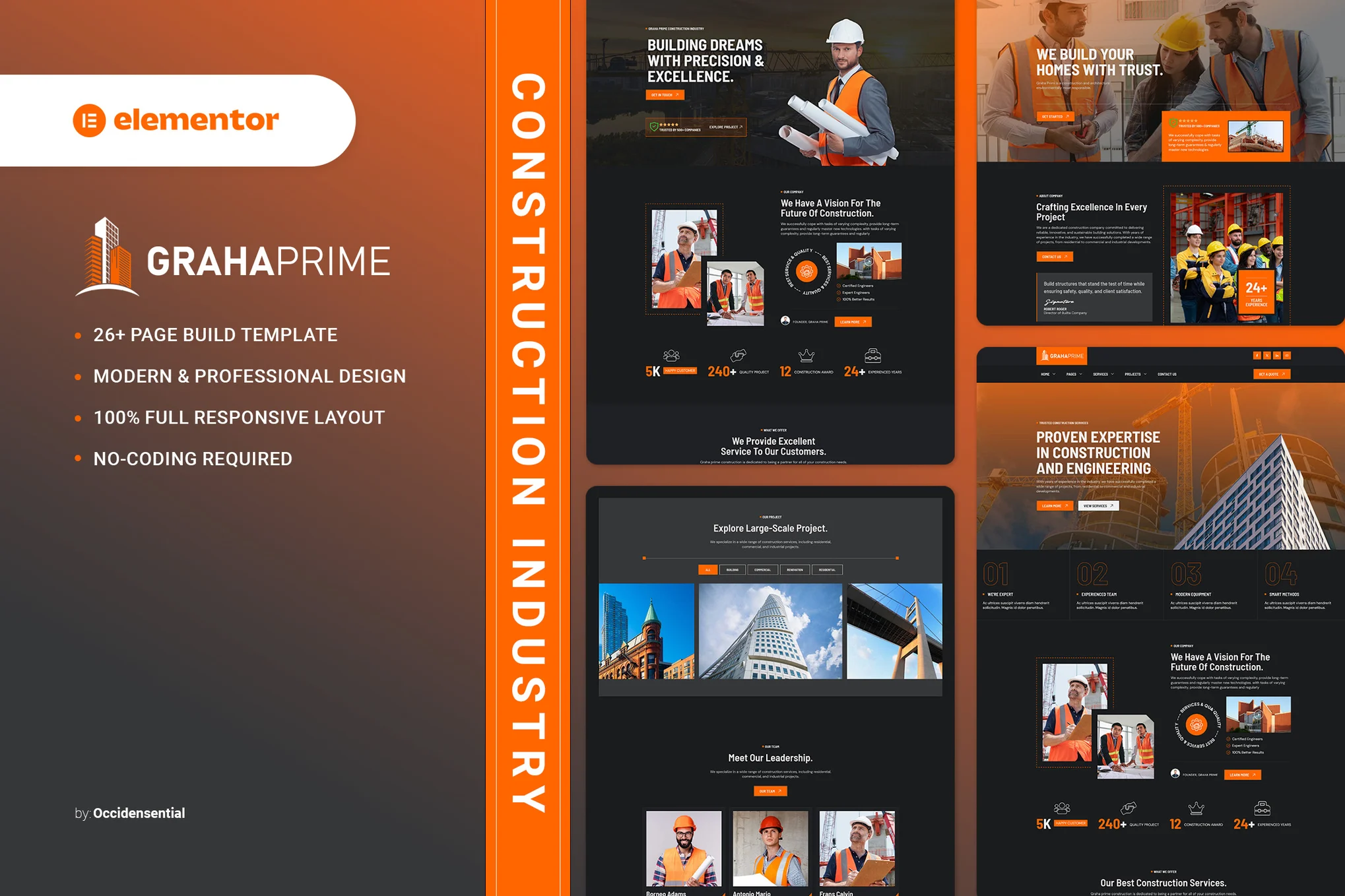 دانلود کیت المنتور GrahaPrime - صنعت ساخت و ساز