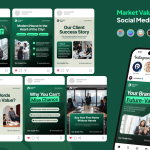 دانلود قالب کاروسل اینستاگرام - ارزش بازار (Market Value)