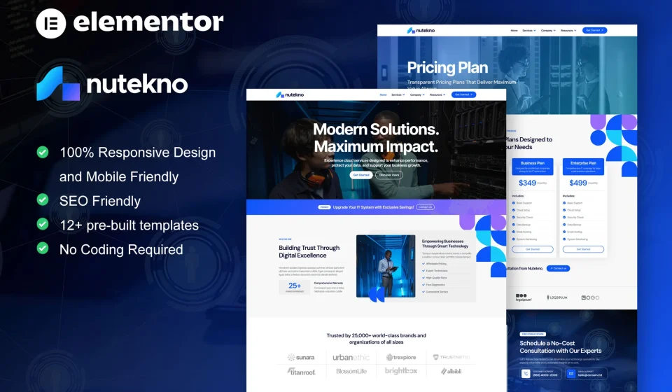 دانلود قالب وردپرس Nutekno - خدمات و راهکارهای IT