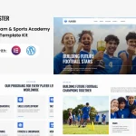 دانلود کیت قالب المنتور Playster - تیم فوتبال و آکادمی ورزشی
