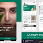 دانلود کیت قالب المنتور Femmelz – کوچینگ کسبوکار زنانه و بیوتی دانلود قالب Figma اپلیکیشن موبایل Skincare Beauty