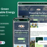 دانلود کیت قالب المنتور Solura - انرژی خورشیدی و تجدیدپذیر