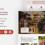 دانلود قالب وردپرس Strideon - کیت آموزش و سوارکاری اسب