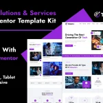 دانلود افزونه وردپرس CoreFramework – فریمورک CSS وردپرس دانلود کیت قالب المنتور TechX - خدمات و راهکارهای فناوری اطلاعات