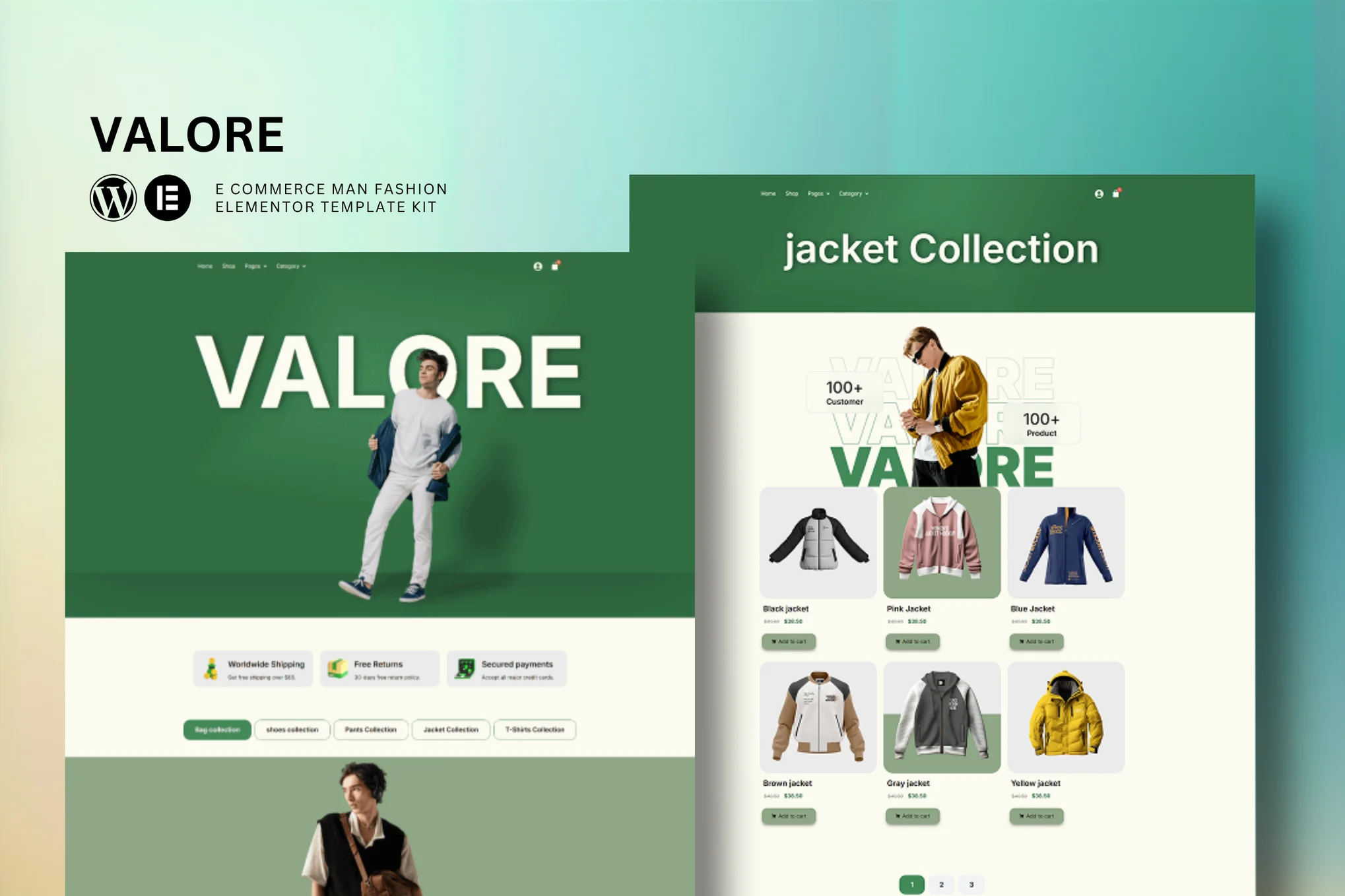 دانلود قالب Valore – کیت فروشگاه مد و فشن برای المنتور