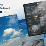 دانلود قالب اپلیکیشن موبایل Greenify – محیط گیاهان (UI Kit) دانلود قالب Figma داشبورد آب و هوا