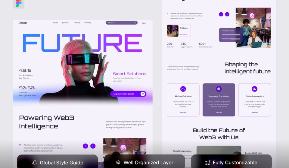 دانلود قالب لندینگ پیج Web3 (بلاکچین و کریپتو)