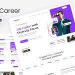 قالب فیگما SkillJob - طراحی سایت کاریابی و استخدام