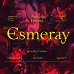 دانلود فونت نمایشی Esmeray