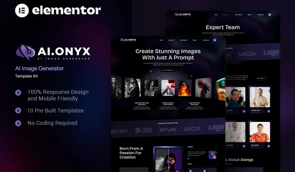 دانلود کیت قالب Aionyx - ابزار تولید تصویر با هوش مصنوعی