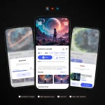 دانلود کیت رابط کاربری اپلیکیشن موبایل Anime Streaming